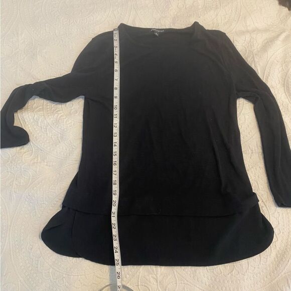 J. Crew Mercantile size Small Viscose Blend Black Business Casual Capsule Top - Picture 6 of 7